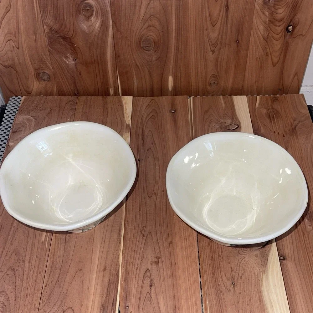 Victoria Gardens By Christina Ladas Ambiance Collection Floral Soup Cereal Bowls